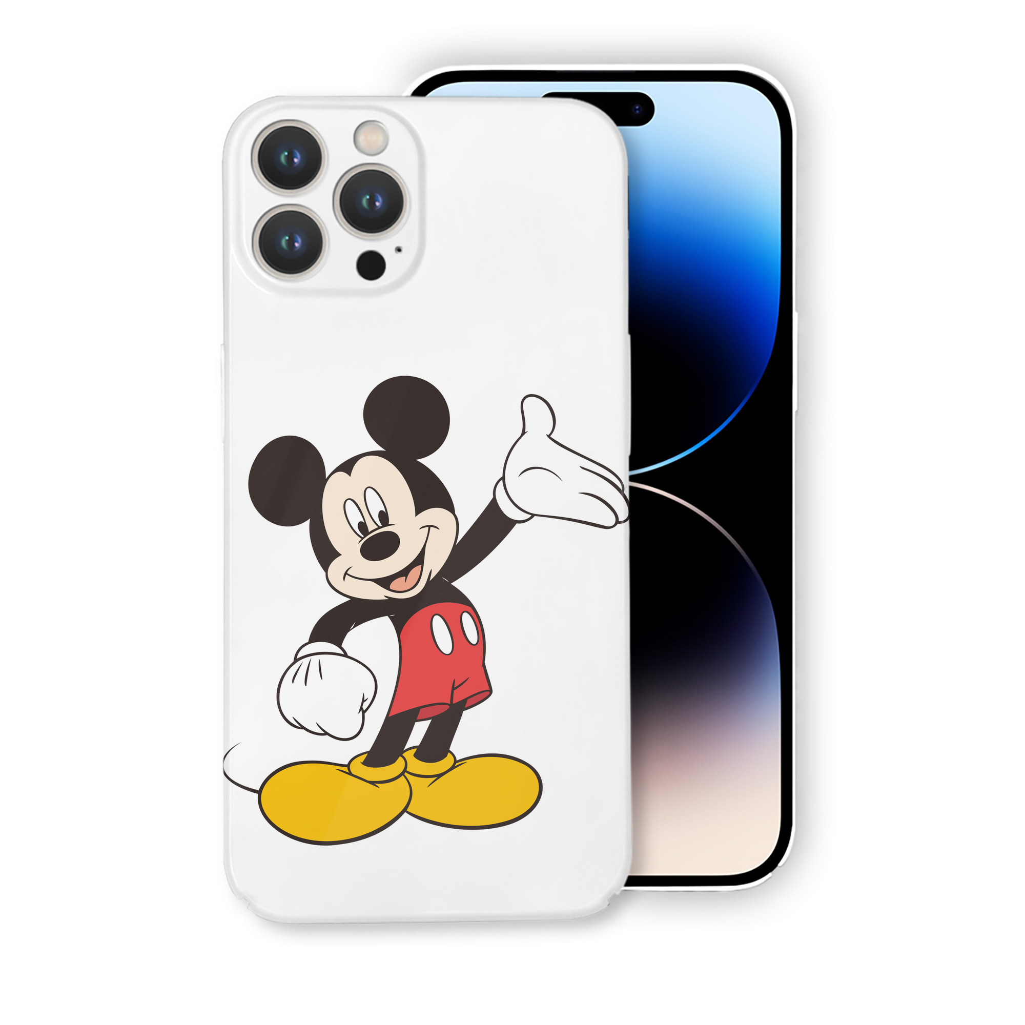 （画像用） ミッキーマウス Mickey Mouse 【iPhone 14シリーズ対応】ハードケース